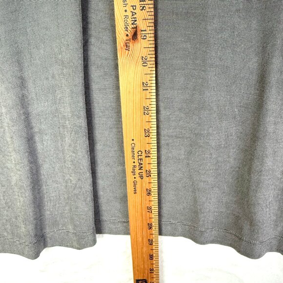 Chicos Travelers Slinky Collared Open Front Longline Stretch Cardigan Womens 2 L - Picture 6 of 7